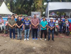 Kapolres Kampar Dukung Bibit Balap di Kejuaraan Grasstrack