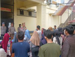 Polres Kampar Ajak Keluarga Tahanan Lestarikan Lingkungan