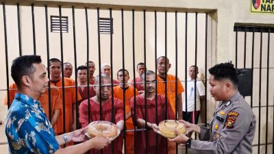 Jumat Curhat, Kasat Tahti Polres Kampar ‘Dengarkan’ Keluhan Tahanan