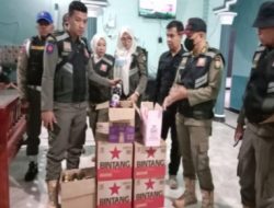 Operasi Kedai Remang-Remang, Tim Yustisi Amankan 92 Botol Miras dan Tuak