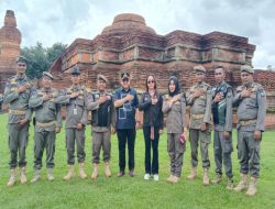 Plt. Kasatpol PP Kampar Sambut Kunjungan Staf Khusus Presiden Zita Anjani