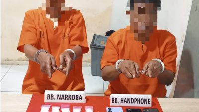 Satnarkoba Polres Kampar Tangkap Dua Pengedar Narkoba di Kelurahan Pasir Sialang