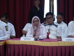 Wabup Kampar Ikuti High Level Meeting TPID se-Provinsi Riau