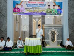 Pj Sekda Kampar Safari Ramadhan di Desa Binuang