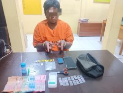 Polsek XIII Koto Kampar Tangkap Pelaku Narkoba di Rumah Kosong Sedang Menunggu Pembeli