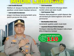 Layanan Peduli Lebaran: Polres Kampar Jamin Keamanan Kendaraan Pemudik