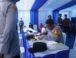 Kapolres Kampar Tinjau Langsung Posko Mudik, Pastikan Kesiapan Personel dan Distribusikan Takjil di Gerbang Tol Sungai Pinang