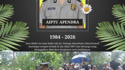 Kapolri Berikan KPLB Kepada Aiptu Apendra Berkorban Untuk Amanahnya