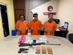 Satresnarkoba Kampar Berhasil Ungkap Jaringan Narkoba, Sita Shabu dan Senjata Rakitan