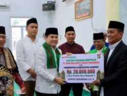 Bupati Kampar Diwakili Pj Sekda Safari Ramadhan di Masjid At-Taqwa Pulau Bayur Desa Padang Lawas