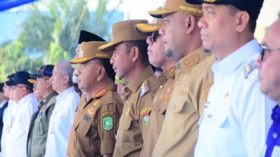Bersama Menko Polkam dan Menhut RI, Bupati Kampar Hadiri Apel Kesiapsiagaan Karhutla Riau 2026 di Lanud Roesmin Nurjadin