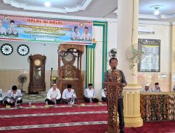 Halal Bihalal PGRI XIII Koto Kampar, Plt Kadisdikpora Kampar Beri Motivasi