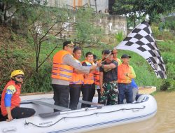 Kapolres Kampar Hadir Saksikan Pembukaan Lomba Pacu Sampan Dragon Boat, Rangkaian HUT Kabupaten Kampar Ke-76