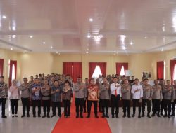 Kapolres Kampar Sambut Tim Bidkum Polda Riau, Gelar Sosialisasi Hukum KUHP dan KUHAP Terbaru