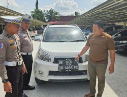 Satlantas polres Kampar Tindak Kendaraan dengan TNKB Tidak Sesuai Ketentuan
