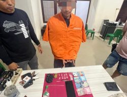 Polsek TAMBANG Obrak Abrik Rumah Pengedar Narkoba, Temukan 8 Paket Shabu