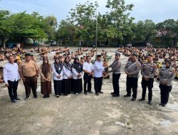 Satlantas Kampar Gelar Police Goes to School di SMK N 1 Tapung, Ajak Pelajar Taati Lalu Lintas dan Peduli Lingkungan