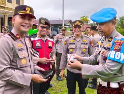 Wakapolres Kampar Pimpin Gaktibplin, 11 Personil Tes Urine Semua Negatif, Beberapa Ditemukan Masalah Administrasi dan Tampang