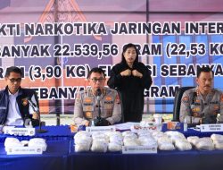 Komitmen Berantas Narkoba, Polda Riau Musnahkan Barang Bukti dari 7 Kasus Besar