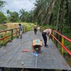 Progres Pembangunan Jembatan Sei Silam Capai 65%, Hari Ke-11 Fokus Pengecatan dan Pemasangan Lantai Besi