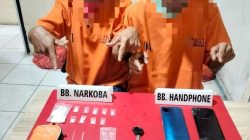 Satresnarkoba polres Kampar Tangkap Dua Pengedar Narkoba, Sita 19.85 Gram Shabu