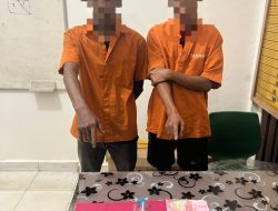 Polsek Tambang, Tangkap Dua pelaku Narkoba di Desa Parit Baru