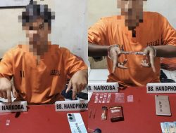 Polres Kampar Ungkap Jaringan Narkoba, Amankan Kurir dan Pengedar dengan Total 13,94 Gram Shabu