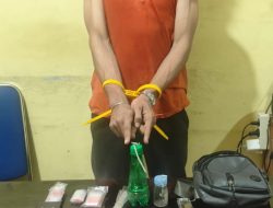 Polsek Siak Hulu Tangkap Pelaku Narkoba, Sita 10,59 Gram Shabu