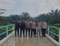 PROGRES 100%! Jembatan Sei Silam di Dusun Sungai Lintang Rampung, Personil Polda Riau dan Polres Kampar Sukses Selesaikan dalam 10 Hari