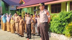 ‎Polsek Siak Hulu Gelar Police go to School di SMPN 6 tanah Merah Kec Siak Hulu