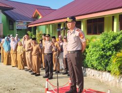 ‎Polsek Siak Hulu Gelar Police go to School di SMPN 6 tanah Merah Kec Siak Hulu