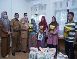 Wabup Kampar Serahkan Bantuan Sembako dari Bapanas