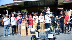 Bupati dan Wabup Kampar Ikuti Jalan Santai May Day 2026