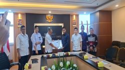 Yuricho Efril Dampingi Bupati Kampar Kunjungi Kementerian PUPR RI