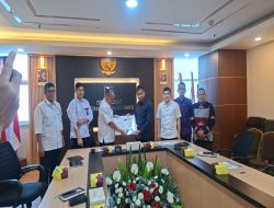 Yuricho Efril Dampingi Bupati Kampar Kunjungi Kementerian PUPR RI
