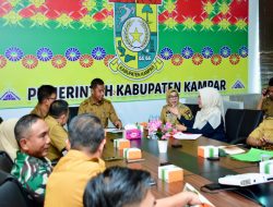 Bupati Kampar Ikuti Rakor Pengendalian Inflasi dan Sosialisasi Jaminan Produk Halal