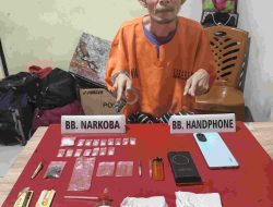 Satresnarkoba Polres Kampar Tangkap Pengedar Shabu dan Daun Ganja Kering