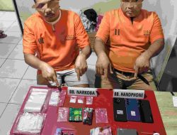 Polisi Sita 6.13 Gram Shabu Dari Dua Pelaku Narkoba di Kelurahan Langgini Bangkinang Kota