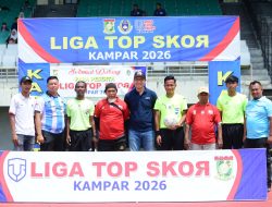 Yuke CO Liga Top Skor Indonesia, Tinjau Langsung Liga Top Skor Kampar