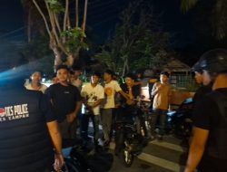 TIM RAGA RES KAMPAR LAKSANAKAN PATROLI HUMANIS MALAM HARI, BERI HIMBAUAN RAMAH UNTUK JAGA KAMTIBMAS DI BANGKINANG