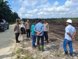 Polsek Siak Hulu Lakukan Pengecekan Progres Rencana Penanaman Jagung Kuartal ke-2
