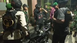 Tim Raga Res Kampar dan TNI Patroli Humanis Malam Hari, Jaga Kamtibmas Di Berbagai Titik Strategis Bangkinang