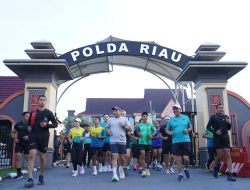 *Polda Riau Launching Riau Bhayangkara Run 2026, Kapolda Ajak Masyarakat Jaga Lingkungan dan Perkuat Persatuan*