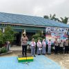 SATLANTAS POLRES KAMPAR GELAR POLICE GOES TO SCHOOL DI SMKN 1 KUOK, SOSIALISASI KESELAMATAN LALU LINTAS DAN GREEN POLICING