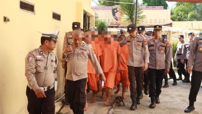 Kapolres Kampar Pimpin Pergeseran 50 Tahanan Narkoba Ke Polda Riau, Proses Hukum Berlanjut Dengan Keamanan Tertinggi