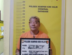 Polsek Kampar Kiri Hilir Tangkap Pelaku Pembacokan Adik Kandung, Begini Kronologisnya