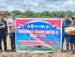 Polsek Kampar Garap 2 Hectar Lahan Untuk Penanaman Jagung, Dukung Program Asta Cita Ketahanan Pangan Desa Kayu Aro