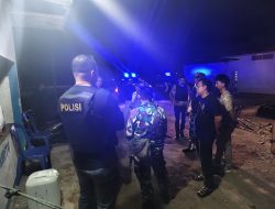 TIM RAGA DAN PAMAPTA III POLRES KAMPAR PATROLI MALAM, ANTISIPASI GANGGUAN & JAGA KEAMANAN PASCA KEJADIAN PENGANIAAYAN DI PT AGRINAS PALMA NUSANTARA
