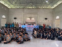 Sat Resnarkoba Polres Kampar Gandeng BNK Kampar – Sosialisasi Pencegahan Narkoba Di MTS N Desa Sawah