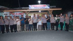 Kapolres Kampar Silaturahmi Ke Pos Satkamling Batu Belah – Serahkan Bantuan & Bibit Pohon Dukung Green Policing
